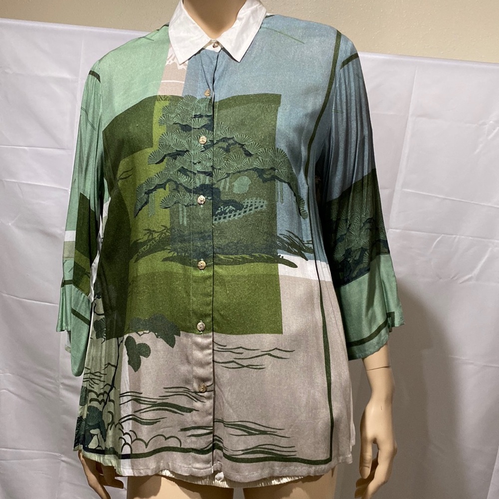 button up t-shirt